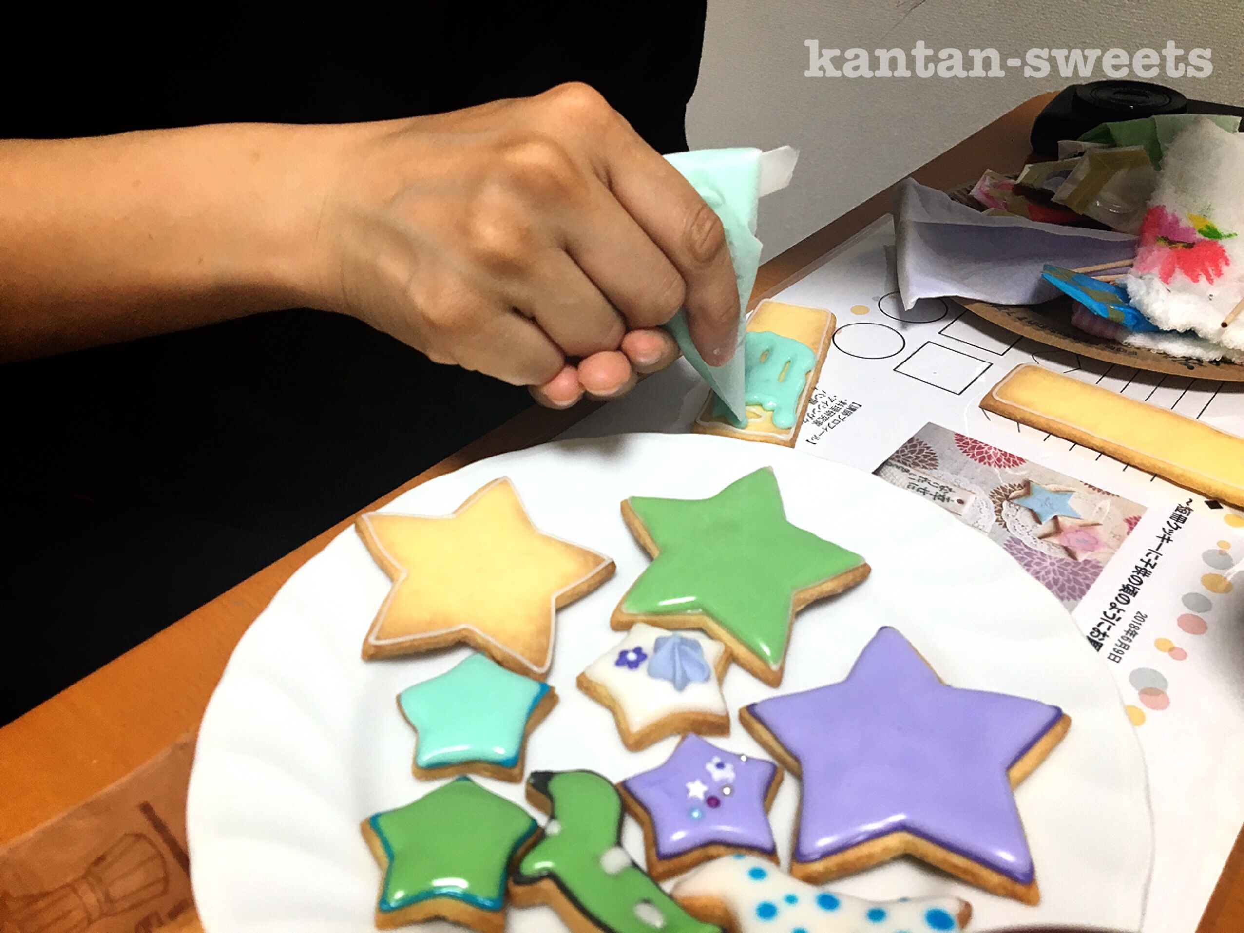 【ご報告】6月のアイシングクッキー教室は七夕飾りで可愛く手作りでオシャレになる！