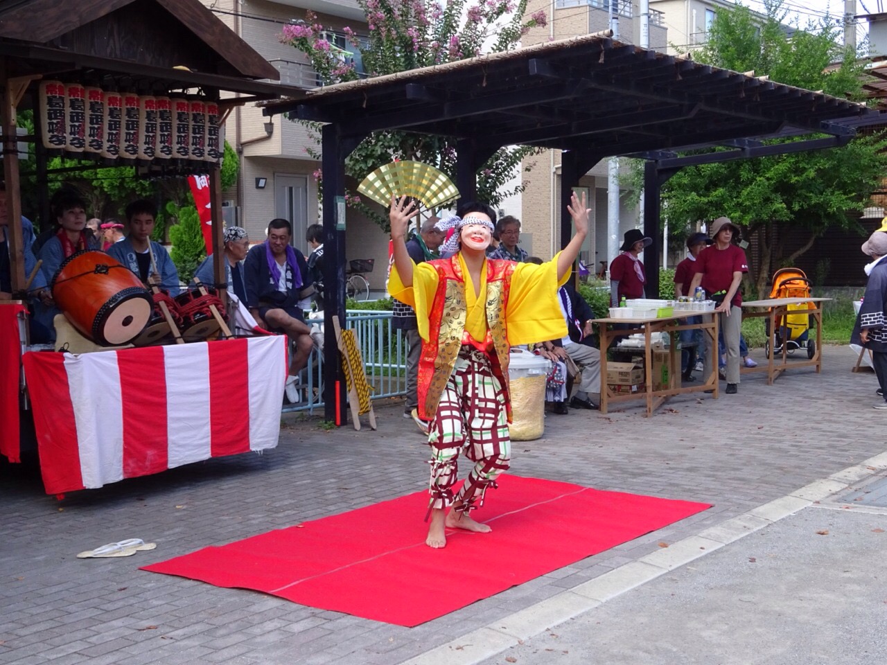 葛飾区金町のお祭り「2015葛西神社例大祭」獅子舞＆ひょっとこも披露♪