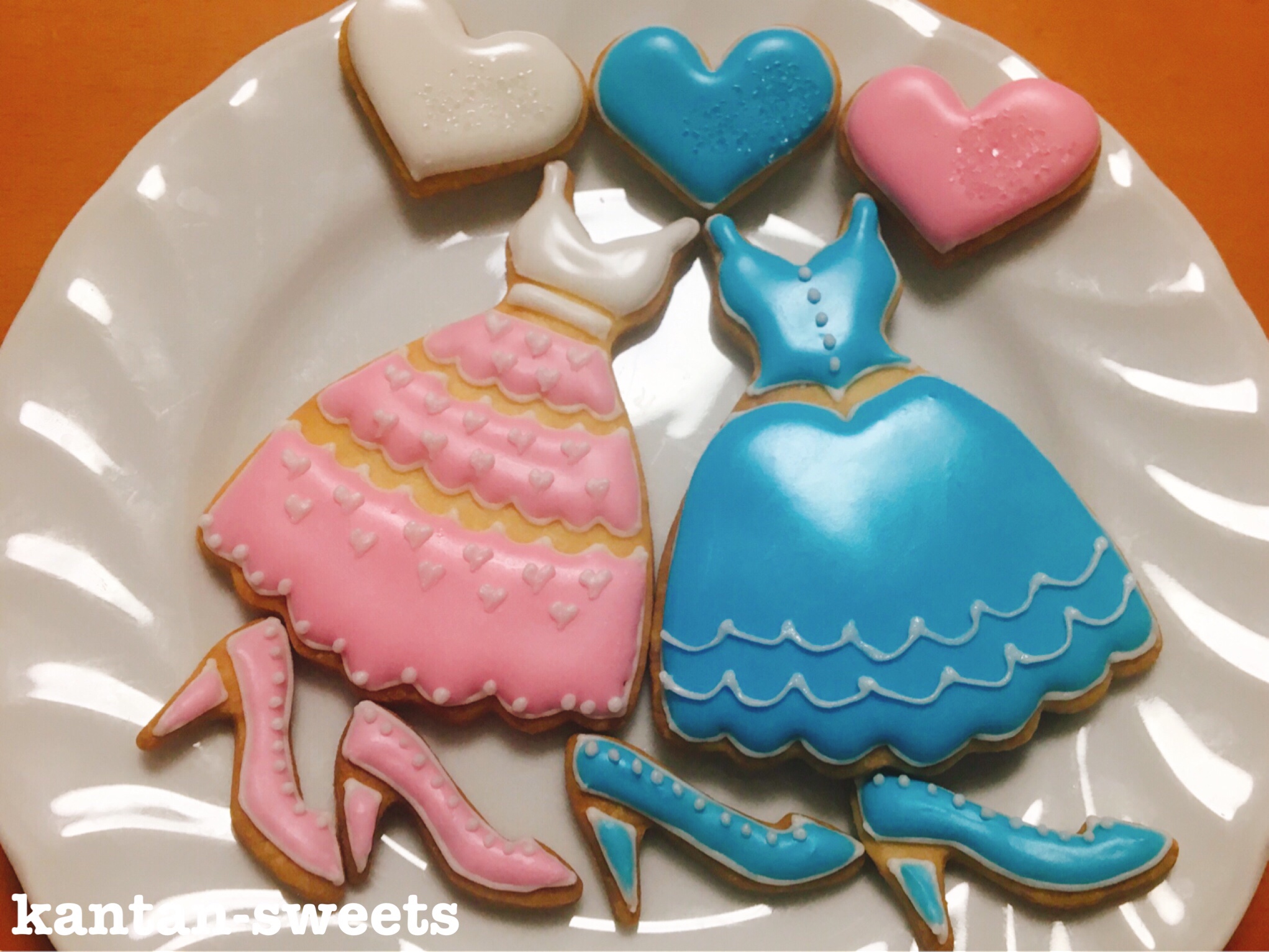 【8月】気分はプリンセス♪ドレスとハイヒールのアイシングクッキー作り